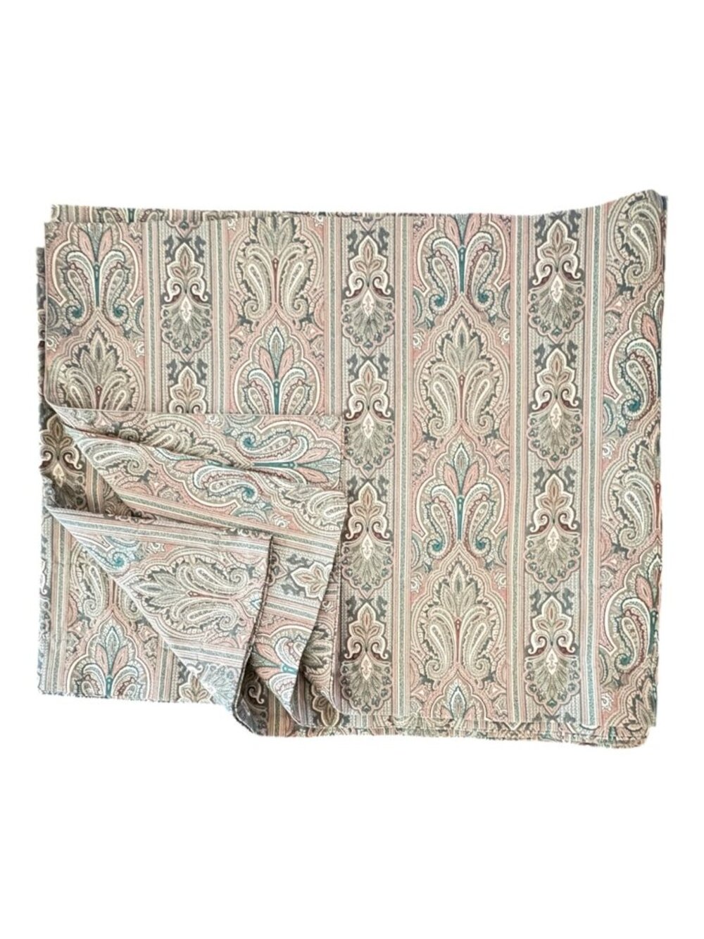 Heritage English Country Paisley 184x18 Cotton Valance Grandmillennial Window